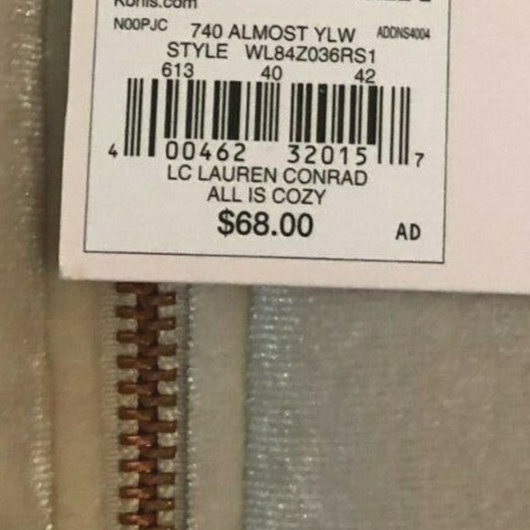 Lauren Conrad Jacket All Is Cozy Cream Size XXL - Picture 7 of 9